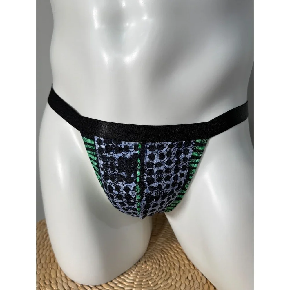 CosaBella  Men's Fashion Lace Thong Soft Stretch Designer Brief‎ size L
